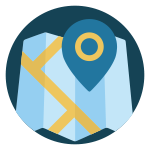 mapa de localização